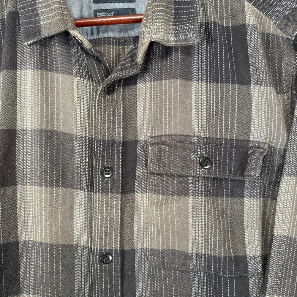 The North Face Men's Large Plaid Stayside Chamois Flannel Long‎ Sleeve Shirt